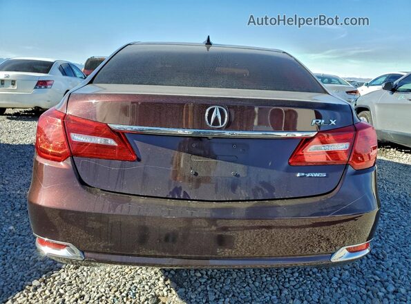 JH4KC1F54GC001023 2016 ACURA RLX Фиолетовый Вид сзади