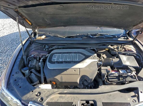 JH4KC1F54GC001023 2016 ACURA RLX Фиолетовый Вид задней части салона