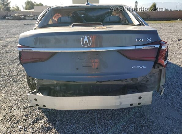 JH4KC1F55LC000537 2020 ACURA RLX Charcoal Rear view