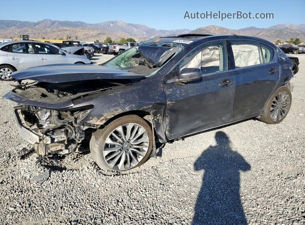 JH4KC1F55LC000537 2020 ACURA RLX Charcoal Front left