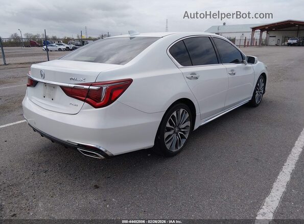 JH4KC1F57JC001637 2018 ACURA RLX Белый Задняя правая четверть