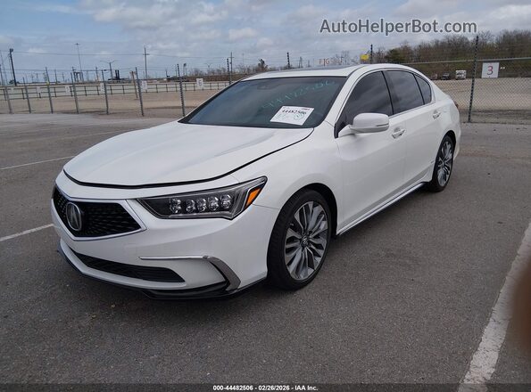 JH4KC1F57JC001637 2018 ACURA RLX Белый Передняя левая четверть