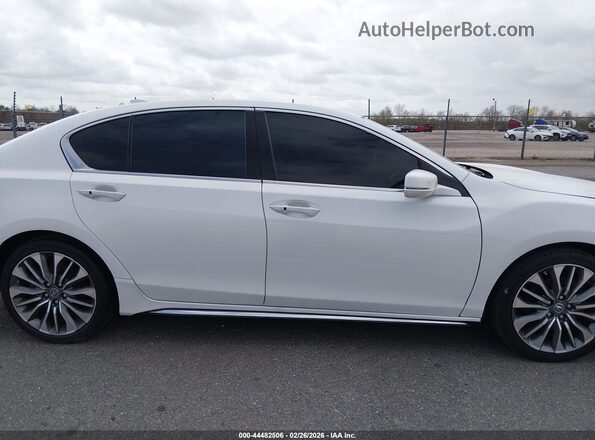 JH4KC1F57JC001637 2018 ACURA RLX Белый Вид задней части салона