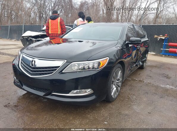 JH4KC1F59GC001275 2016 ACURA RLX Черный Передняя левая четверть