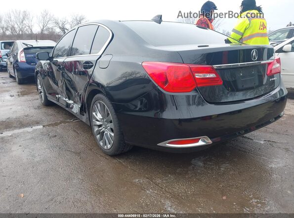 JH4KC1F59GC001275 2016 ACURA RLX Черный Задняя левая четверть