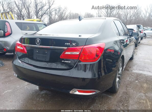 JH4KC1F59GC001275 2016 ACURA RLX Черный Задняя правая четверть