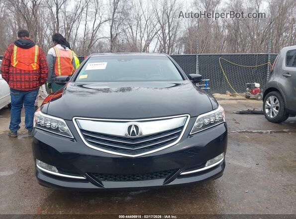 JH4KC1F59GC001275 2016 ACURA RLX Черный Вид щитка приборов