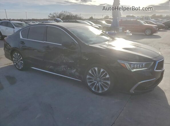JH4KC1F59JC000926 2018 ACURA RLX Черный Передняя правая четверть