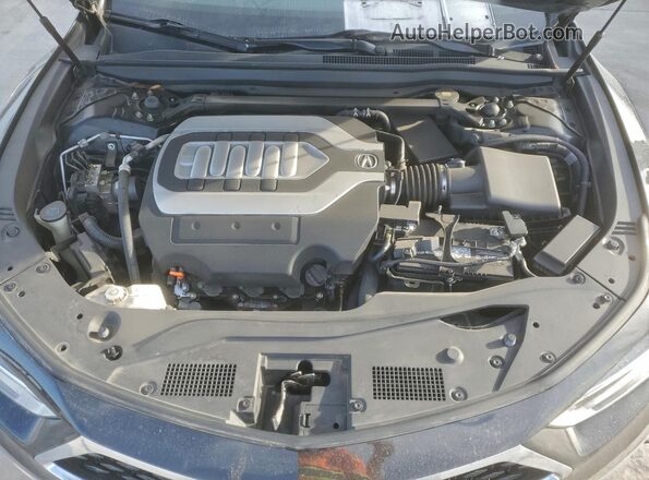 JH4KC1F59JC000926 2018 ACURA RLX Черный Вид задней части салона