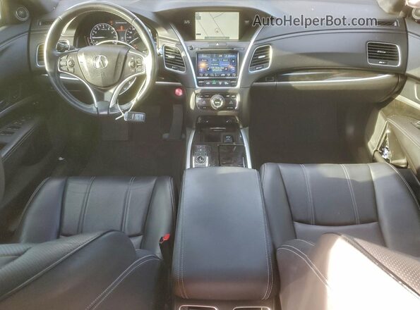 JH4KC1F59JC000926 2018 ACURA RLX Черный Вид панели приборов