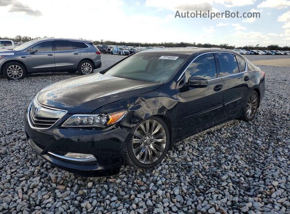 JH4KC1F99GC001456 2016 ACURA RLX Черный Передняя левая четверть