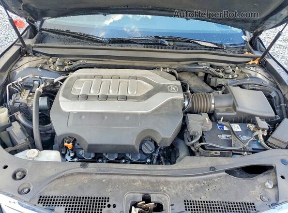 JH4KC1F99GC001456 2016 ACURA RLX Черный Вид задней части салона