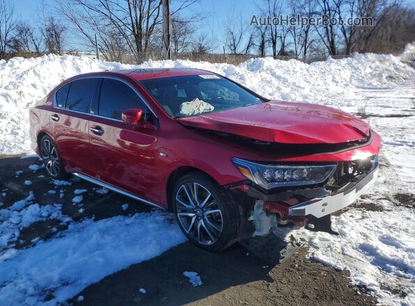 JH4KC2F97LC000418 2020 ACURA RLX Red Przód prawy