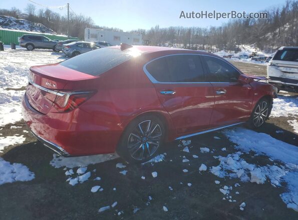 JH4KC2F97LC000418 2020 ACURA RLX Red Tył prawy