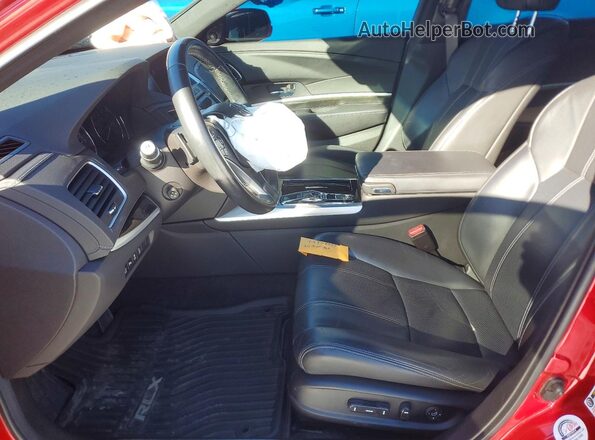 JH4KC2F97LC000418 2020 ACURA RLX Red Widok wnętrza z przodu
