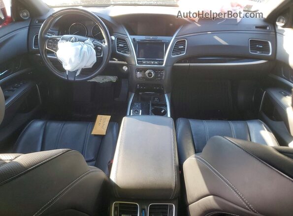 JH4KC2F97LC000418 2020 ACURA RLX Red Widok deski rozdzielczej