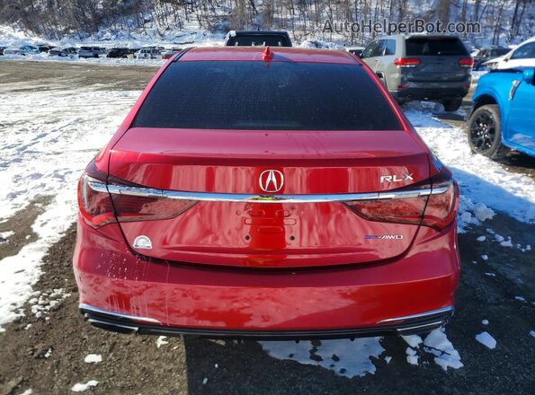 JH4KC2F97LC000418 2020 ACURA RLX Red Widok z tyłu