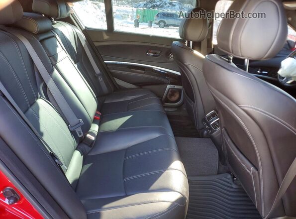 JH4KC2F97LC000418 2020 ACURA RLX Red Widok tylnych siedzeń