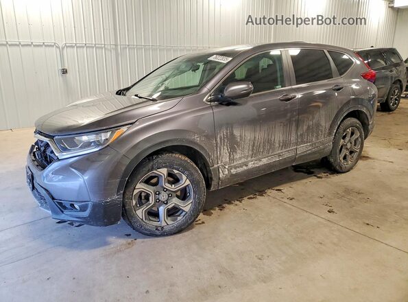 JHLRW2H57KX002584 2019 HONDA CR-V Серый Передняя левая четверть