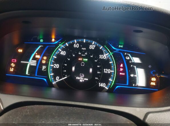 JHMCR6F72HC030779 2017 HONDA ACCORD HYBRID Черный Вид задних сидений