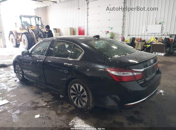 JHMCR6F72HC030779 2017 HONDA ACCORD HYBRID Черный Задняя левая четверть