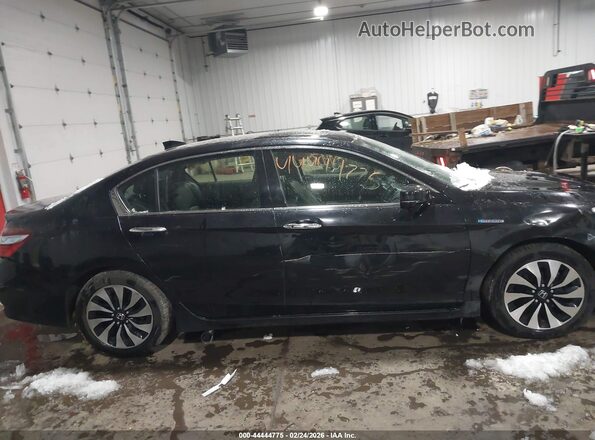 JHMCR6F72HC030779 2017 HONDA ACCORD HYBRID Черный Вид задней части салона