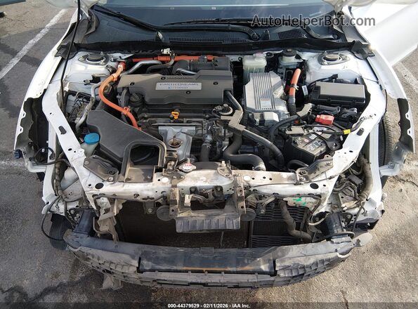 JHMCR6F75HC028296 2017 HONDA ACCORD HYBRID Белый Вид сзади