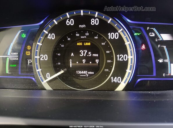 JHMCR6F75HC028296 2017 HONDA ACCORD HYBRID Белый 