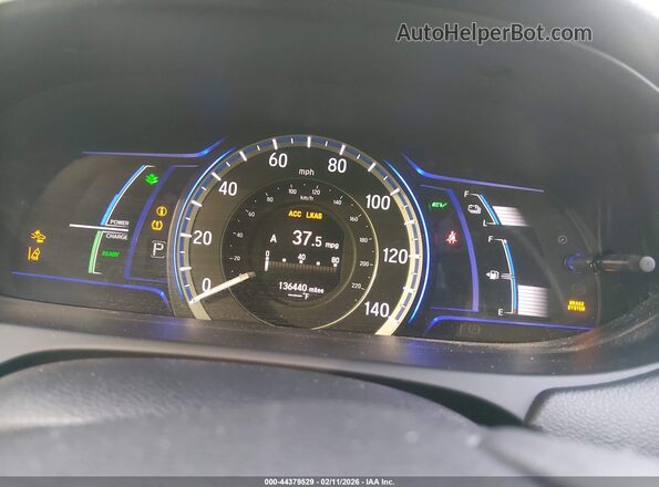 JHMCR6F75HC028296 2017 HONDA ACCORD HYBRID Белый Вид задних сидений
