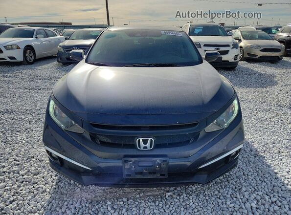 JHMFC1F34KX000830 2019 HONDA CIVIC Gray Front view