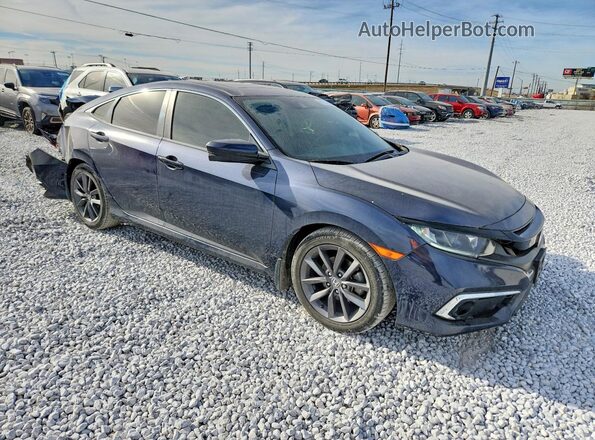 JHMFC1F34KX000830 2019 HONDA CIVIC Gray Front right