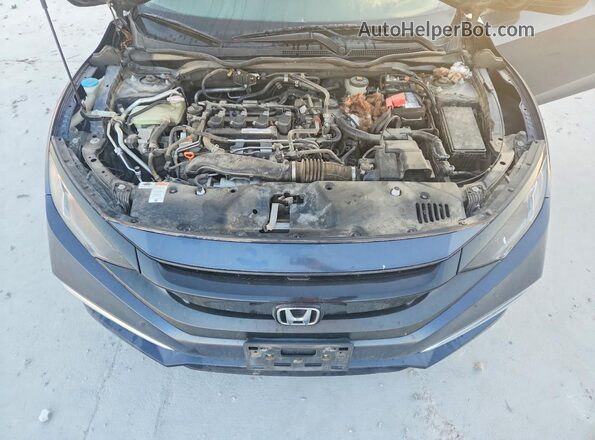 JHMFC1F34KX000830 2019 HONDA CIVIC Gray Rear interior view