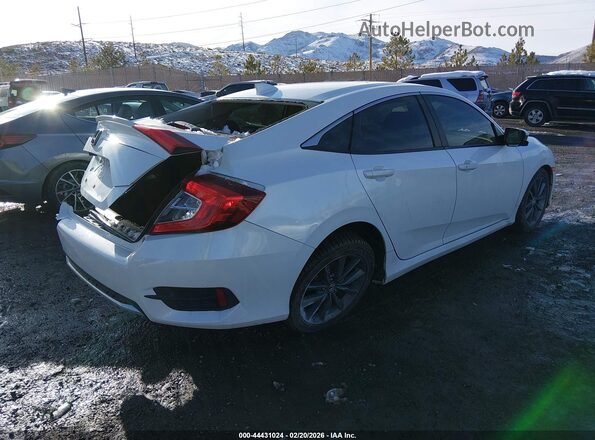 JHMFC1F39KX001553 2019 HONDA CIVIC White Հետևի աջ