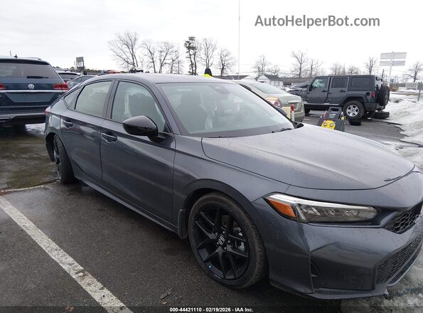 JHMFL4H81TX001817 2026 HONDA CIVIC HYBRID Серый Передняя правая четверть