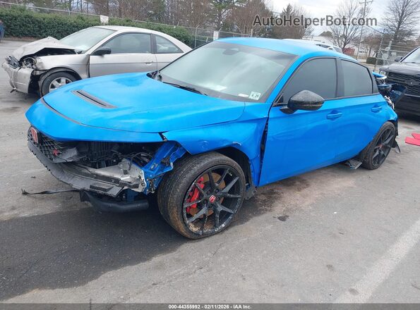 JHMFL5G49RX002954 2024 HONDA CIVIC TYPE R Light Blue Передняя левая четверть