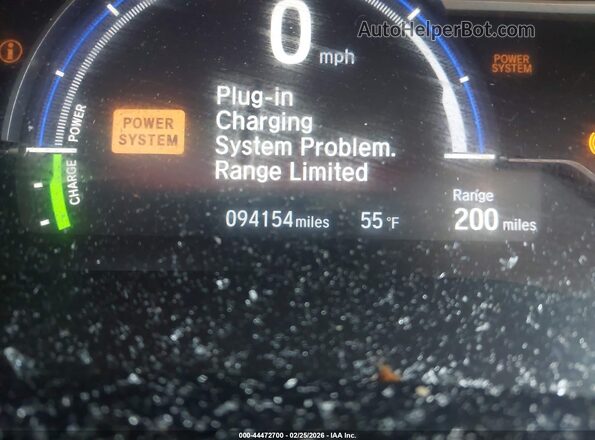 JHMZC5F15JC020982 2018 HONDA CLARITY PLUG-IN HYBRID Black 