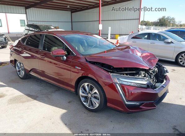 JHMZC5F30JC000298 2018 HONDA CLARITY PLUG-IN HYBRID Red Przód prawy