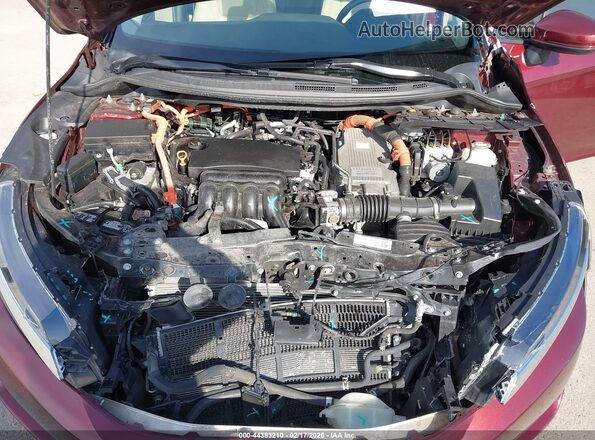 JHMZC5F30JC000298 2018 HONDA CLARITY PLUG-IN HYBRID Red Widok z tyłu