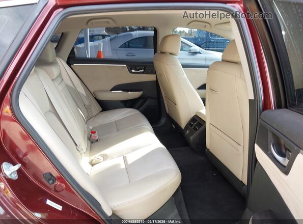 JHMZC5F30JC000298 2018 HONDA CLARITY PLUG-IN HYBRID Red Widok naklejki z numerem VIN