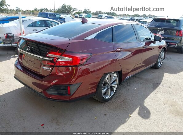 JHMZC5F30JC000298 2018 HONDA CLARITY PLUG-IN HYBRID Red Tył prawy