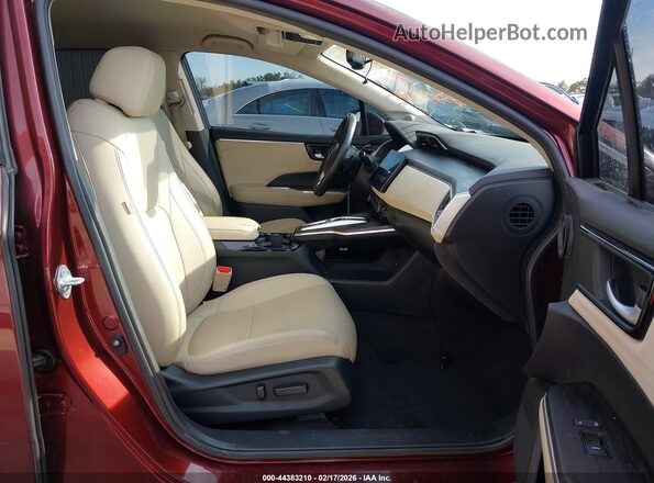 JHMZC5F30JC000298 2018 HONDA CLARITY PLUG-IN HYBRID Red Widok wnętrza z przodu