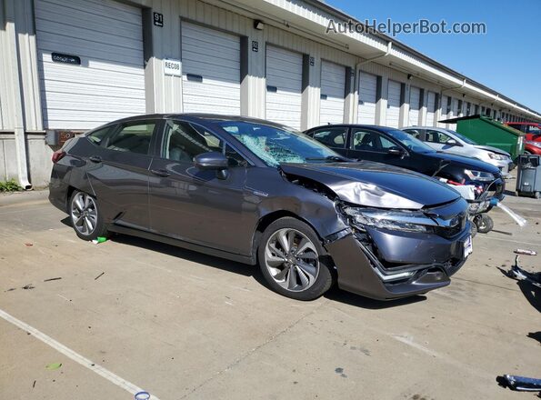 JHMZC5F30JC017201 2018 HONDA CLARITY Gray წინა მარჯვენა