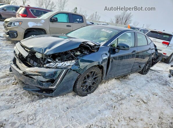 JHMZC5F31JC003890 2018 HONDA CLARITY Синий Передняя левая четверть