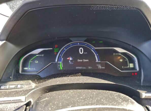 JHMZC5F35KC003098 2019 HONDA CLARITY Black Instrument cluster view