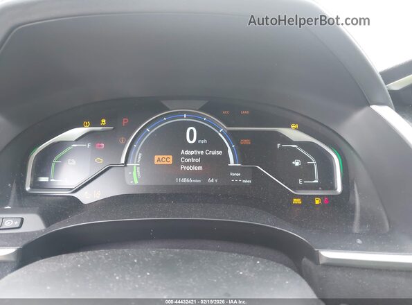 JHMZC5F38JC020718 2018 HONDA CLARITY PLUG-IN HYBRID Gray Widok tylnych siedzeń