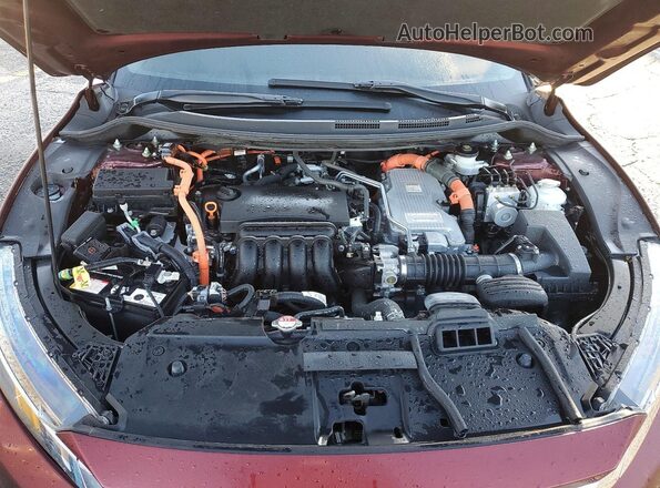 JHMZC5F3XKC005123 2019 HONDA CLARITY Red Widok wnętrza z tyłu