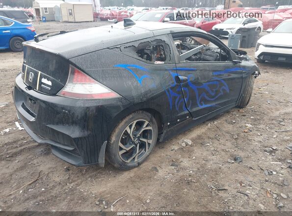 JHMZF1D46GS001451 2016 HONDA CR-Z Черный Задняя правая четверть