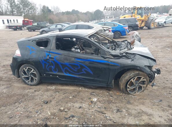 JHMZF1D46GS001451 2016 HONDA CR-Z Черный Вид щитка приборов