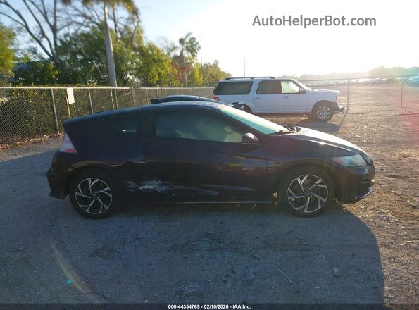 JHMZF1D48GS001483 2016 HONDA CR-Z Фиолетовый Вид задней части салона