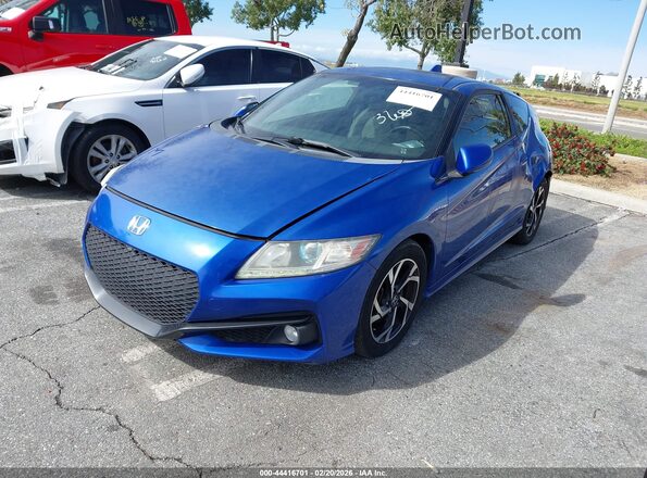 JHMZF1D62GS001366 2016 HONDA CR-Z Синий Передняя левая четверть